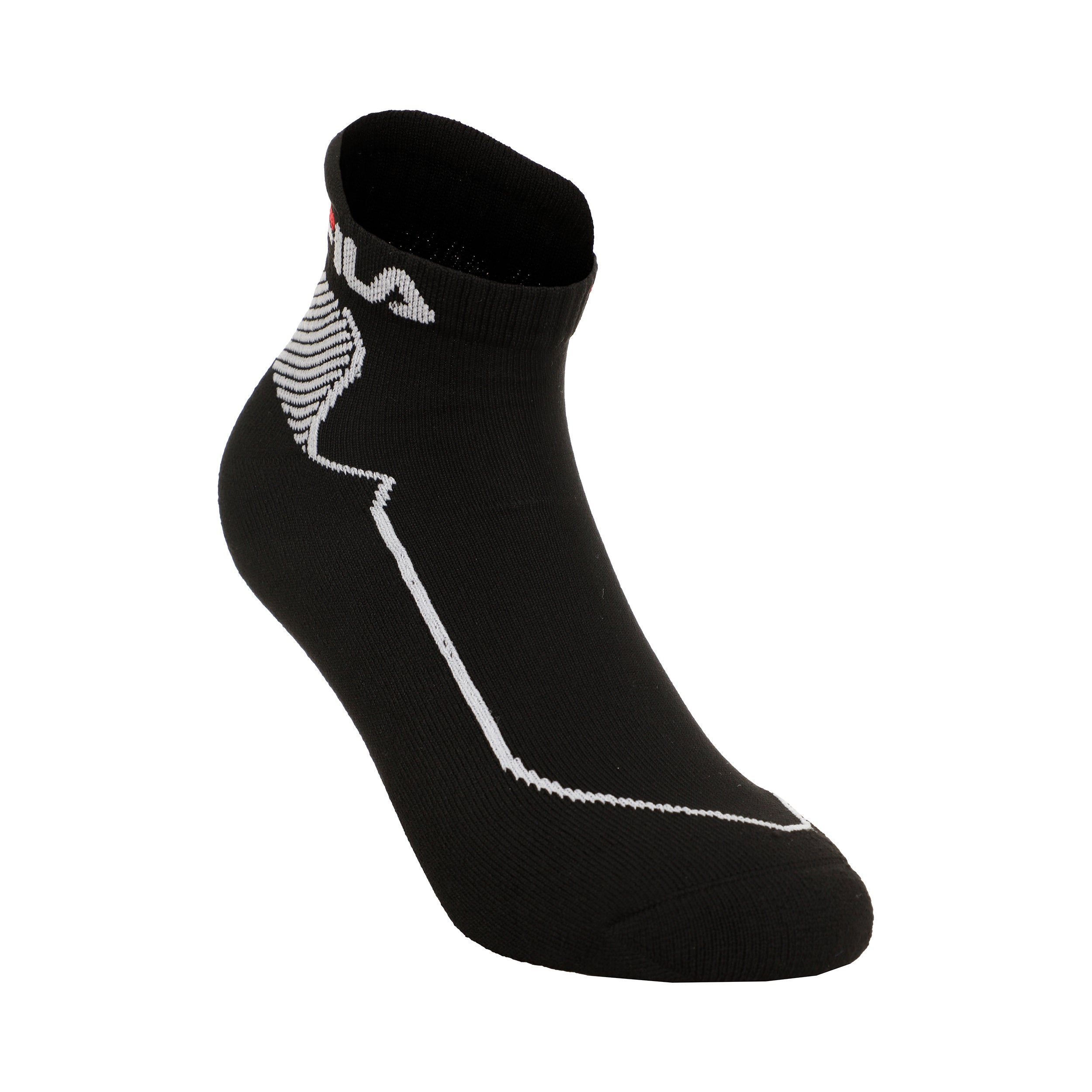 Fila Performance Short Sportsocken-Schwarz,Mehrfarbig