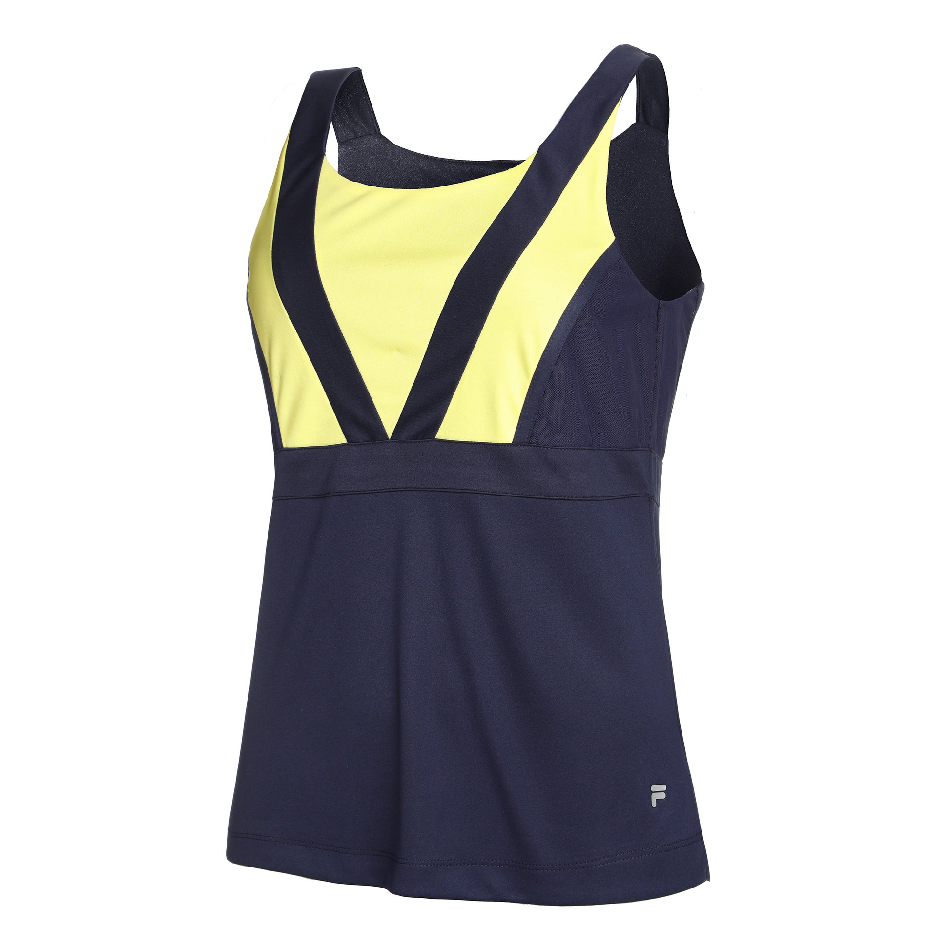 Fila Elisa Tank-Top Damen - dunkelblau, gelb