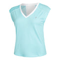 Marlis T-Shirt Damen - türkis, weiß