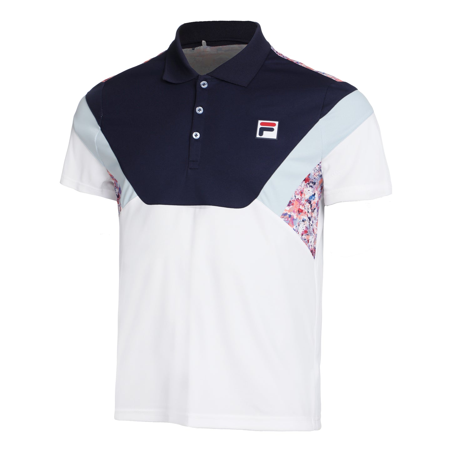 Fila Adrian Polo Herren - dunkelblau, mehrfarbig