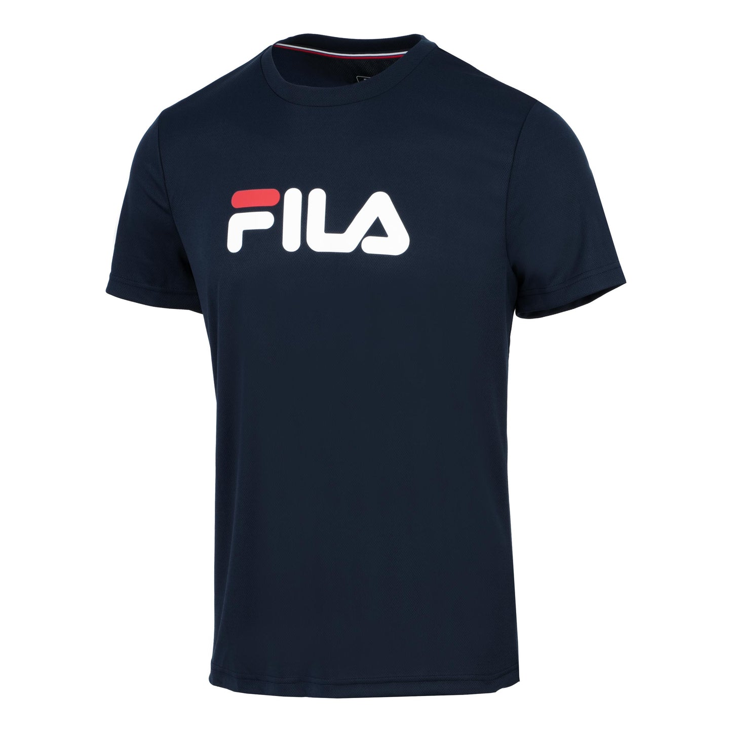 Fila Logo T-Shirt Herren-Dunkelblau,Weiß