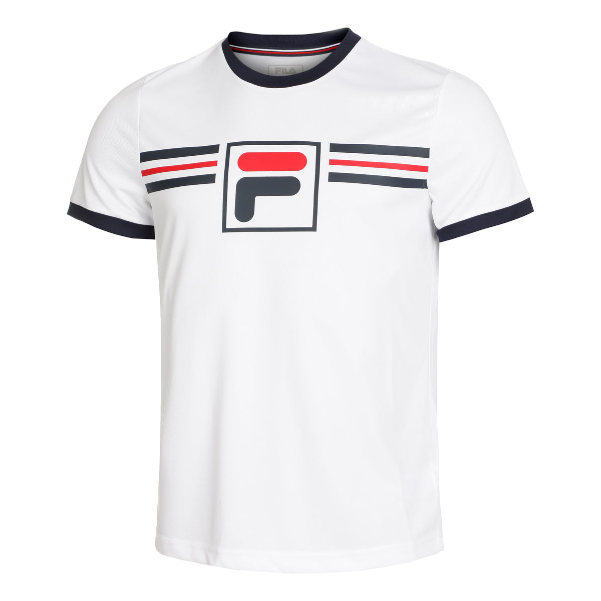 Fila Oscar T-Shirt Herren - weiß, mehrfarbig