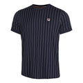 Stripes T-Shirt Herren - dunkelblau, weiß