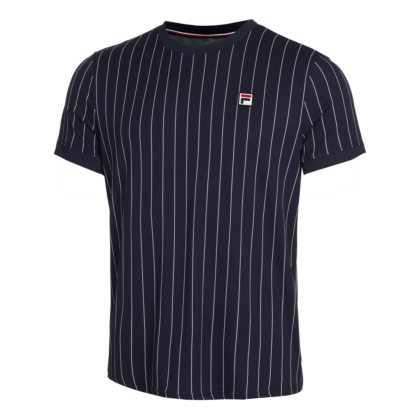 Fila Stripes T-Shirt Herren - dunkelblau, weiß