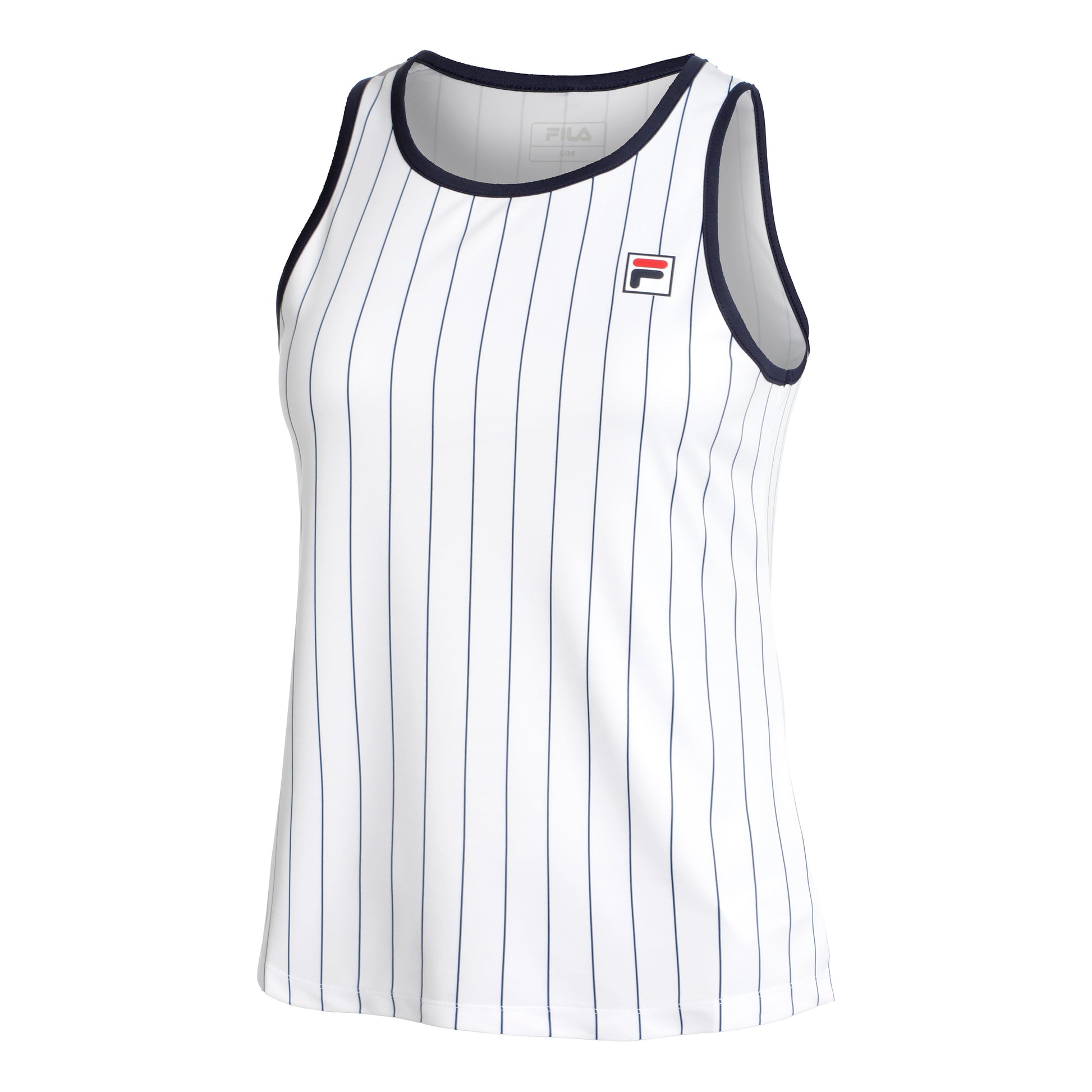 Fila Alma Tank-Top Damen - weiß, dunkelblau