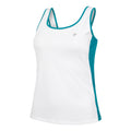 Romi Tank-Top Damen - weiß, petrol