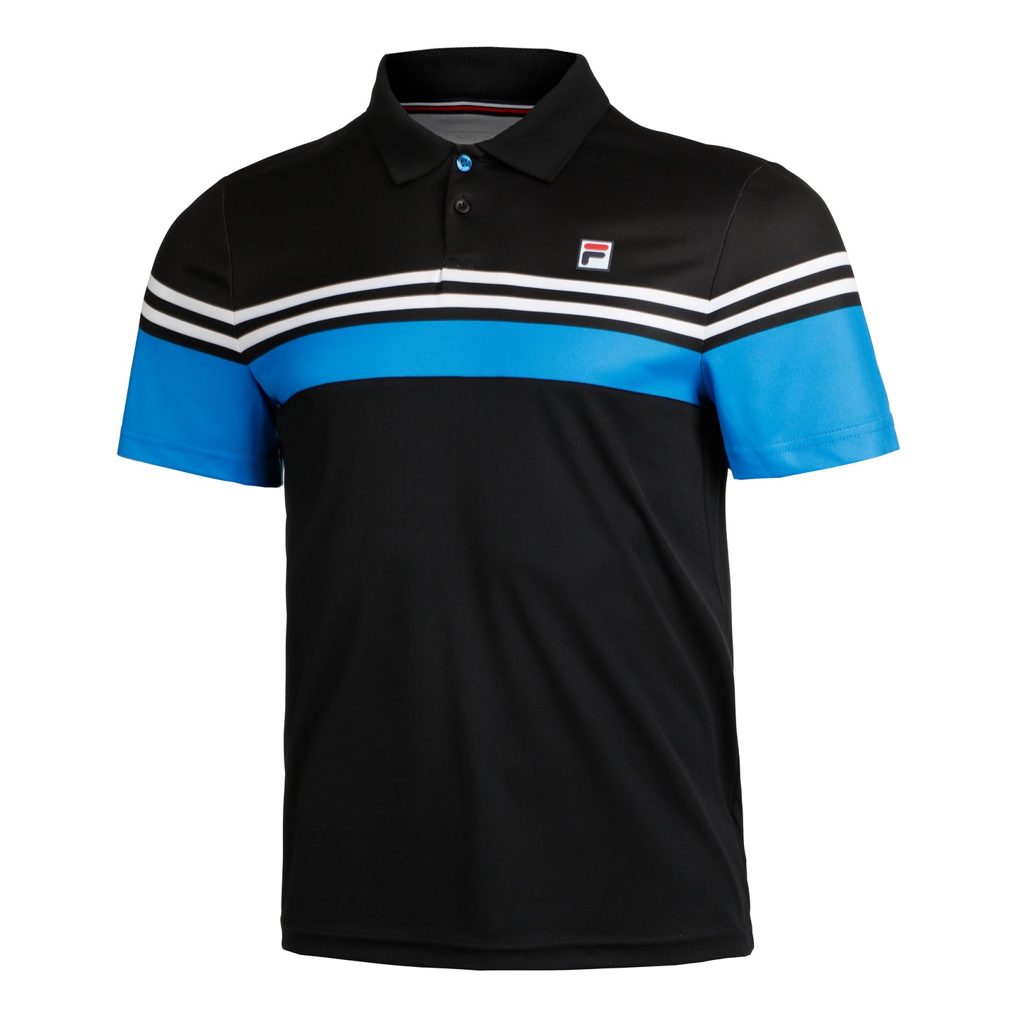 Fila Paul Polo Herren - schwarz, blau