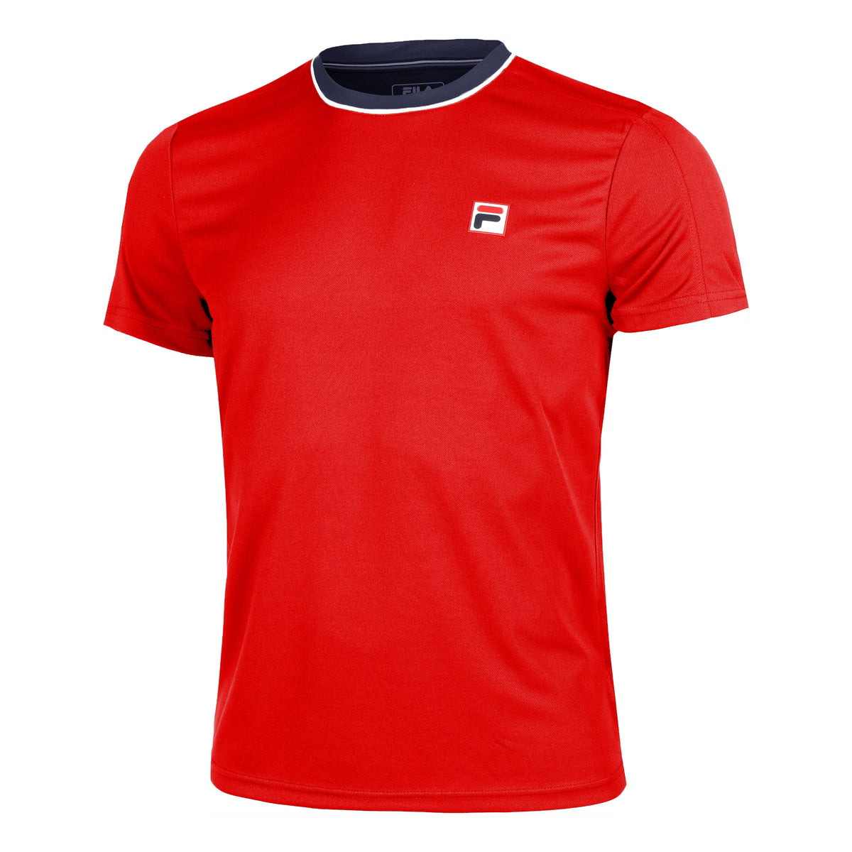 Fila Enzo T-Shirt Herren - rot, dunkelblau