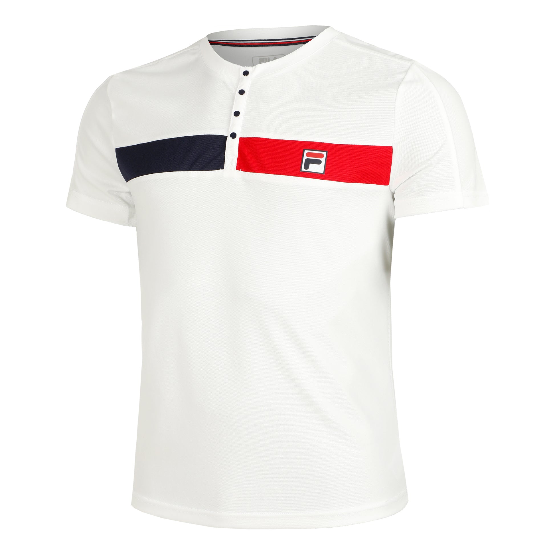 Fila Emilio T-Shirt Herren - creme, mehrfarbig