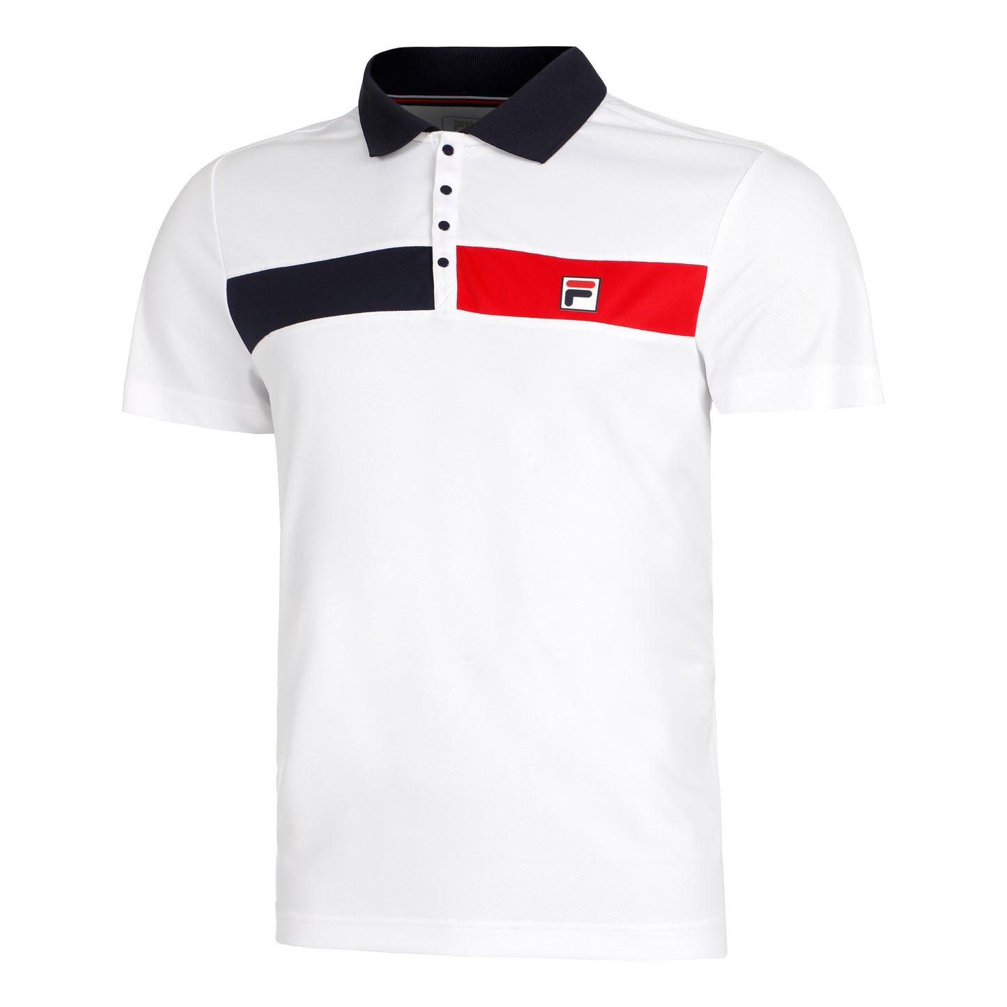 Fila Jayden Polo Herren-Weiß,Rot