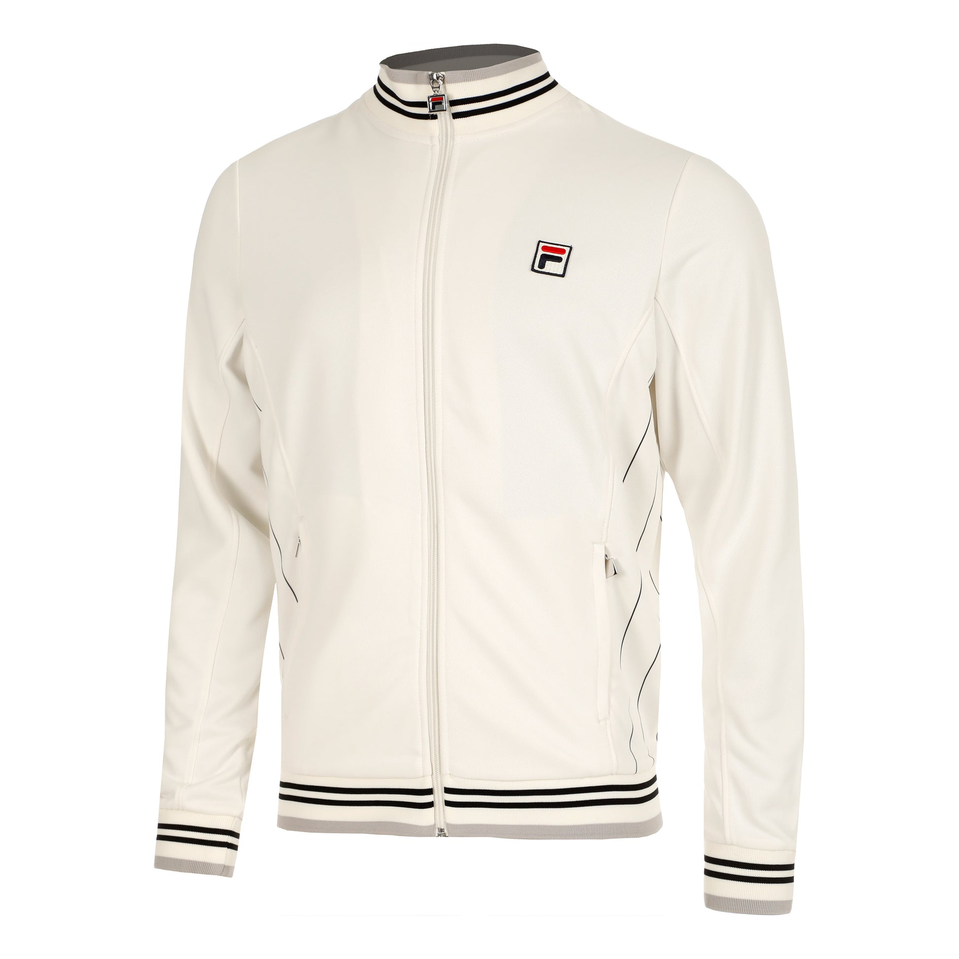 Fila Björn Trainingsjacke Herren - weiß,
