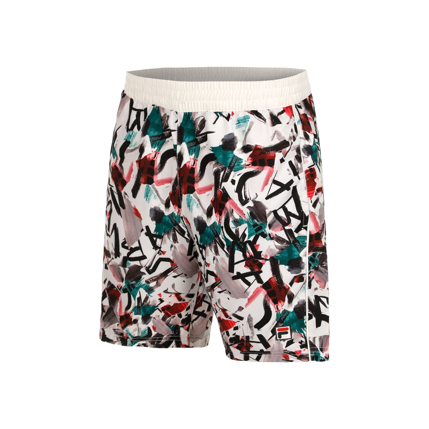 Fila Leo Shorts Herren-Weiß,Mehrfarbig