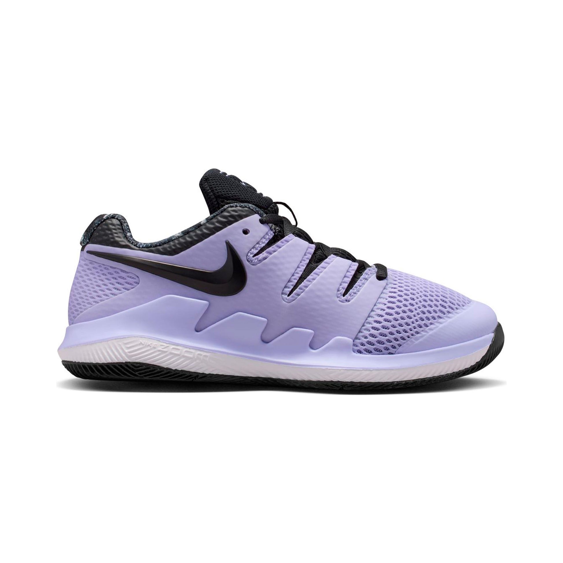 Nike Court Junior X Allcourtschuh Kinder - lila, schwarz