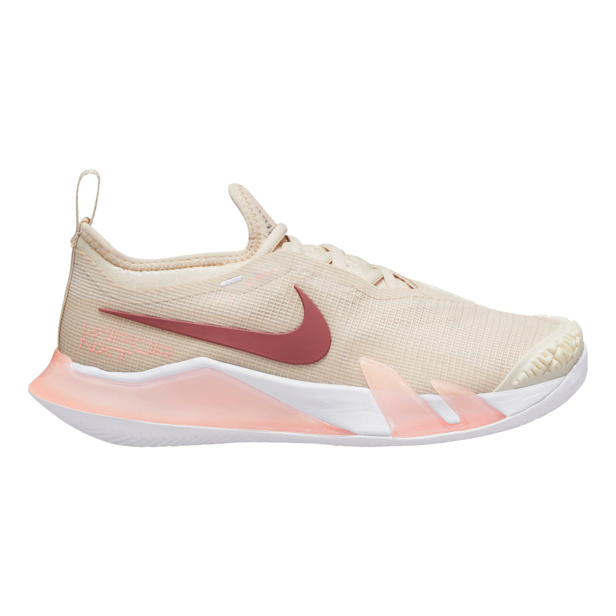 Nike Court Vapor React NXT Sandplatzschuh Damen - beige, rot