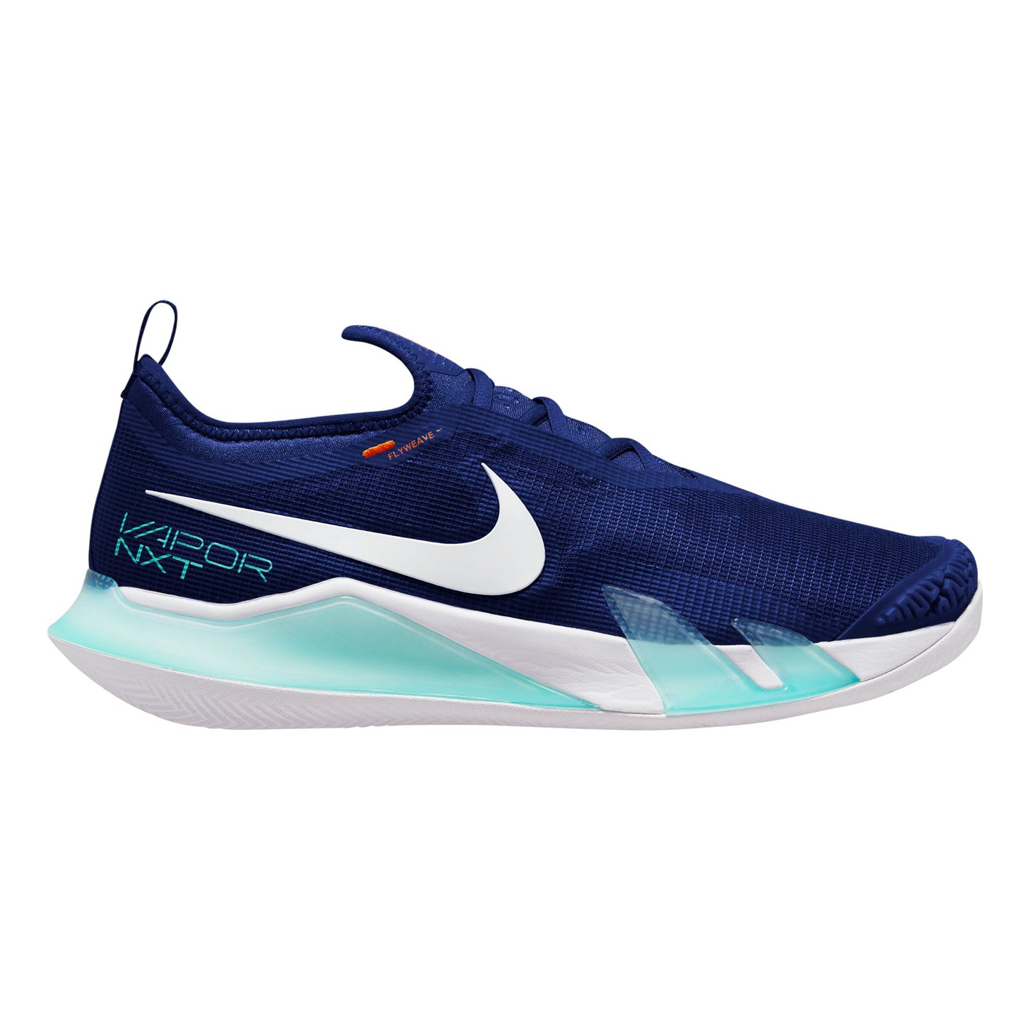 Nike React Vapor NXT Sandplatzschuh Herren - blau, weiß
