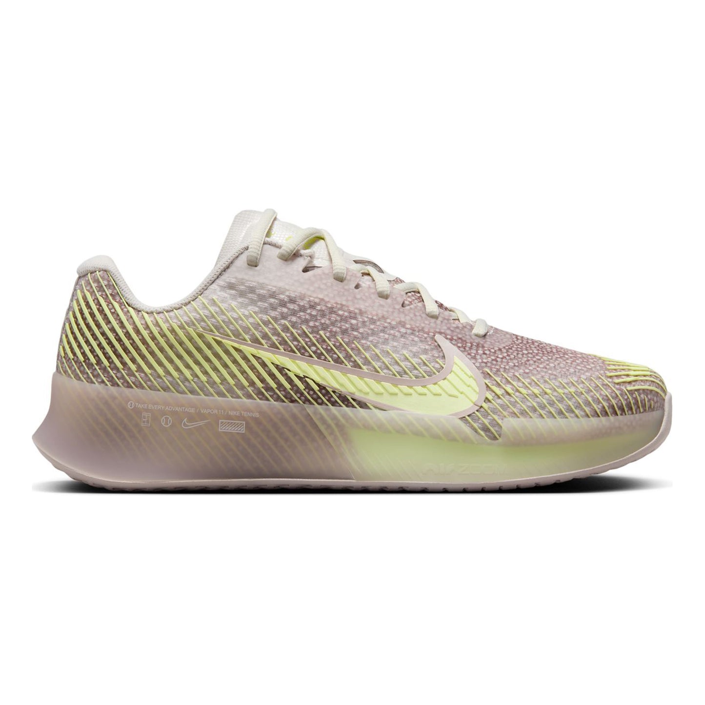 Nike Court Air Zoom Vapor 11 Premium Allcourtschuh Damen - beige, hellgrün