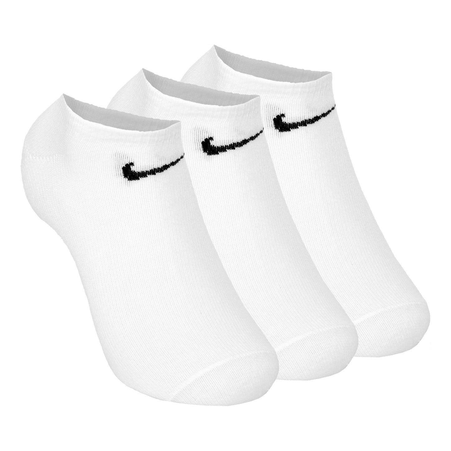 Nike Cushioned No Show Tennissocken 3er Pack Unisex - weiß, schwarz