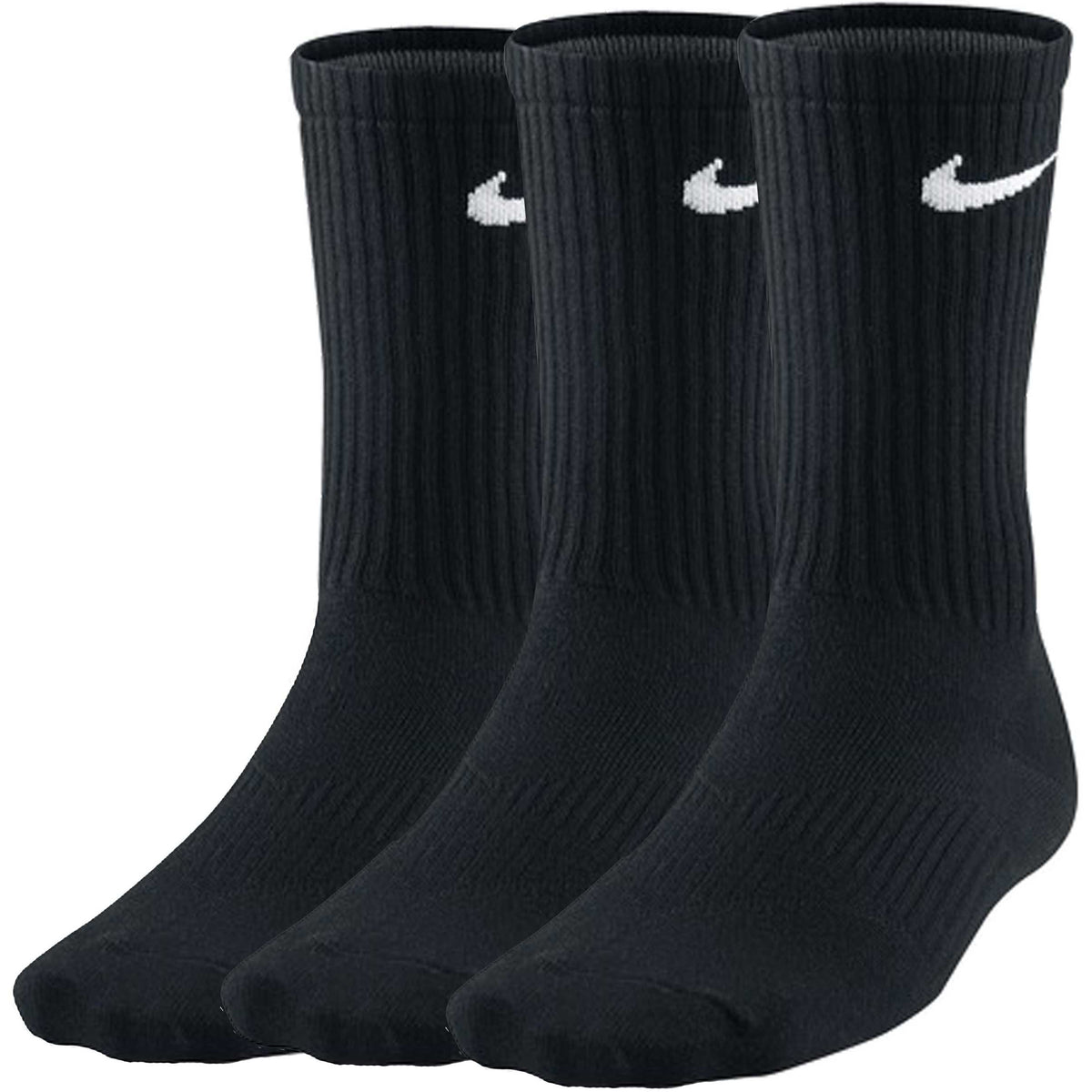 Nike Lightweight Crew Tennissocken 3er Pack Unisex - schwarz, weiß