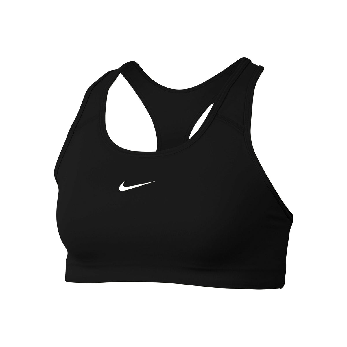 Nike Dri-Fit Swoosh Sport-BH Damen - schwarz, weiß