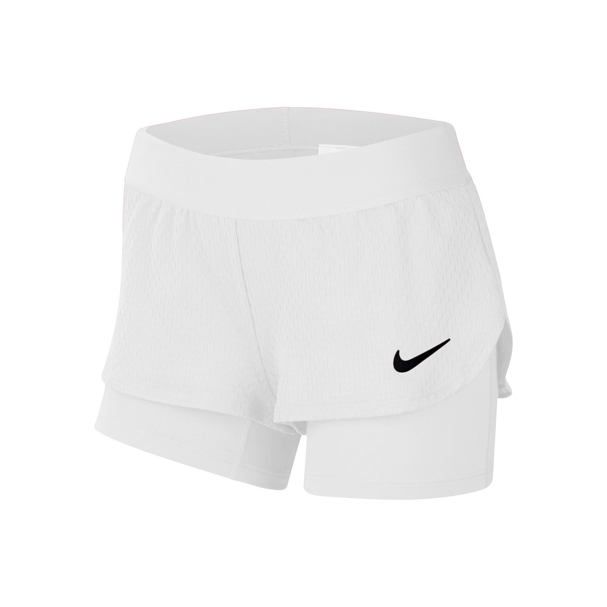 Nike Court  Shorts Mädchen - weiß, schwarz