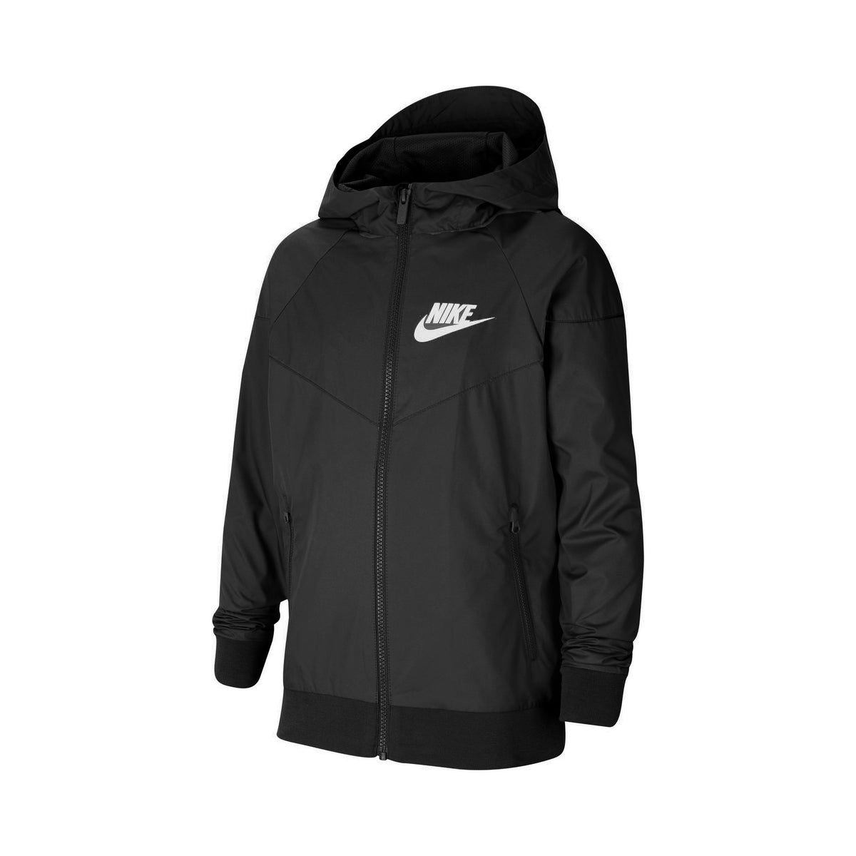 Nike Sportswear Windrunner Trainingsjacke Jungen - schwarz, weiß