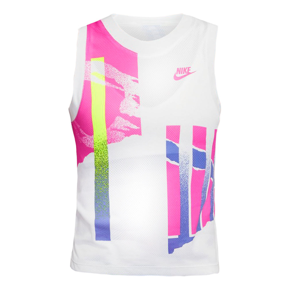 Nike Court Slam Tank-Top Damen - weiß, mehrfarbig