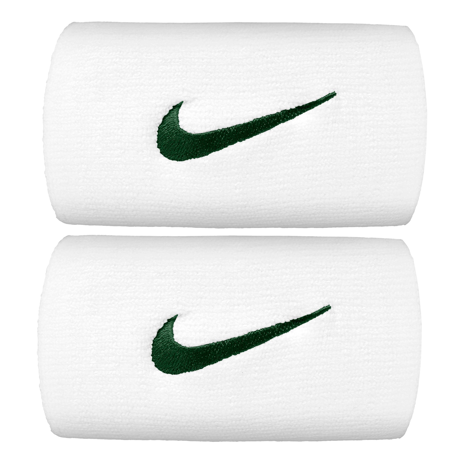 Nike Premier DW Schweißband 2er Pack lang - weiß, dunkelgrün
