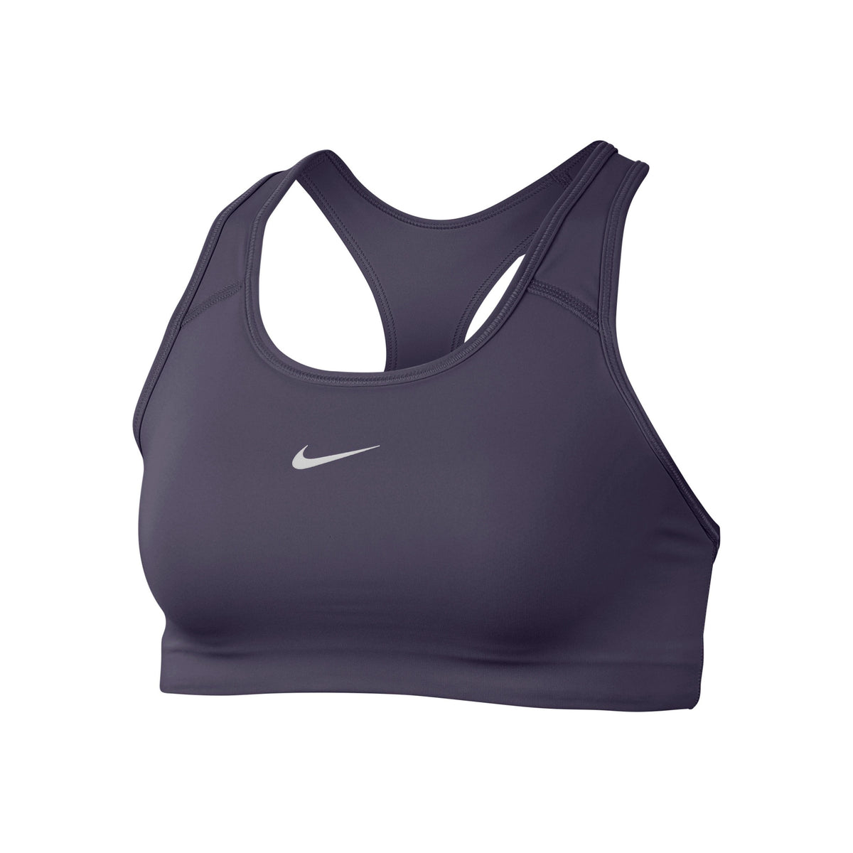 Nike Dri-Fit Swoosh Sport-BH Damen - lila, weiß