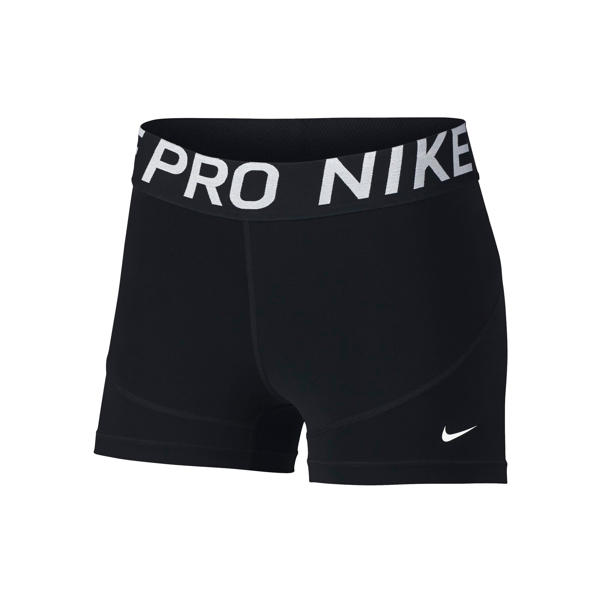 Nike Dri-Fit Big Kids 3in Shorts Mädchen-schwarz,weiß