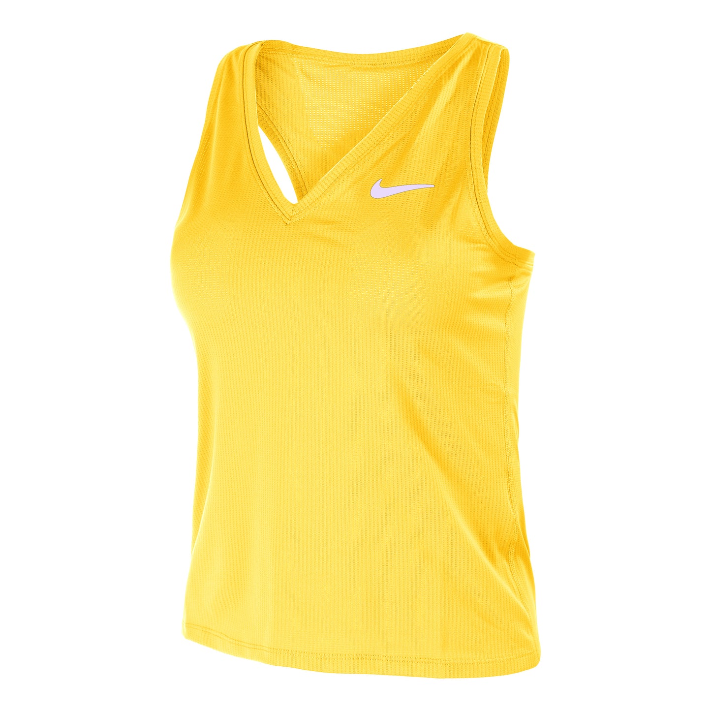 Nike Dri-Fit Victory Court Tank-Top Damen - goldgelb, weiß