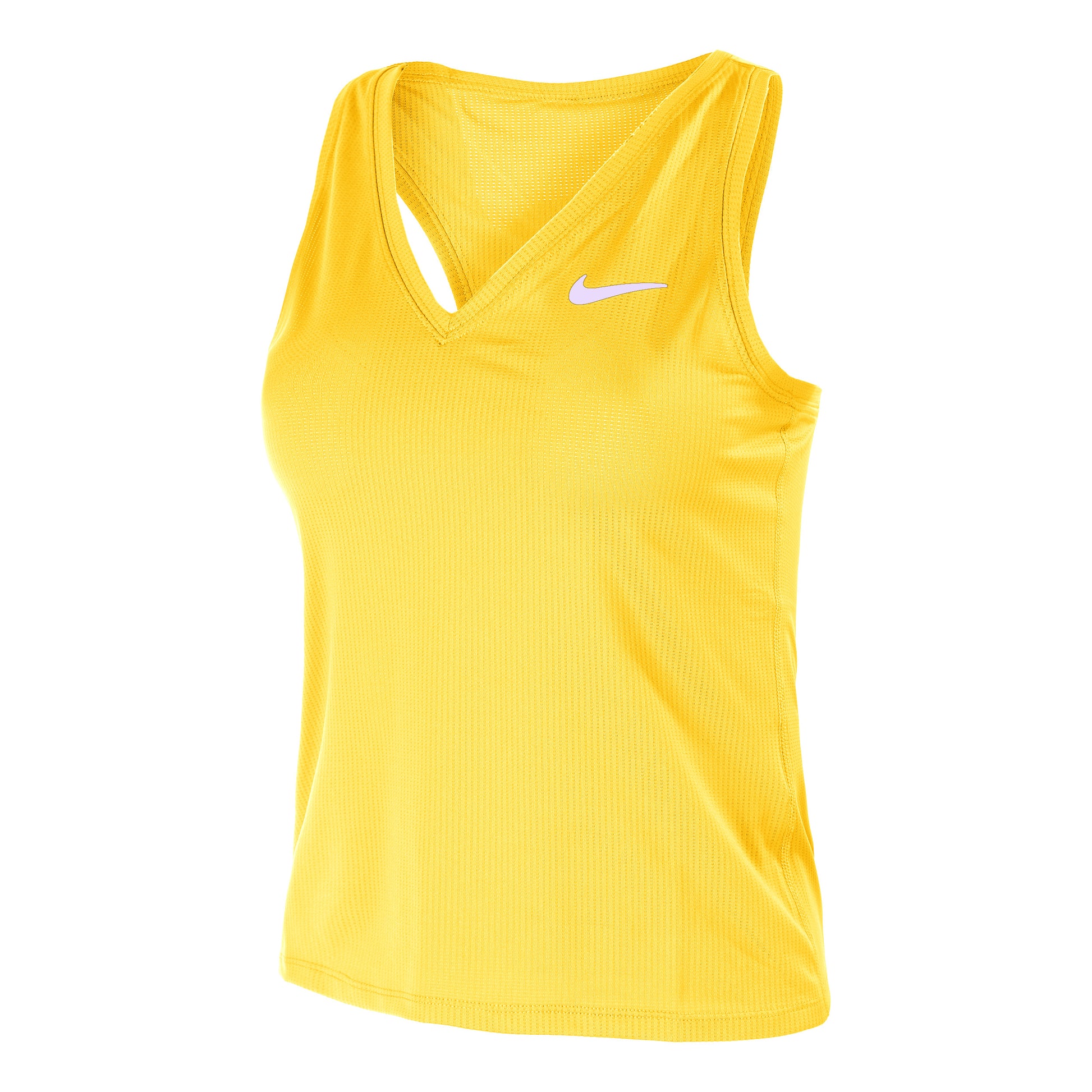 Nike Dri-Fit Victory Court Tank-Top Damen - goldgelb, weiß