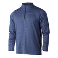 Dri-Fit Element Half-Zip Lauftop Herren - blau,