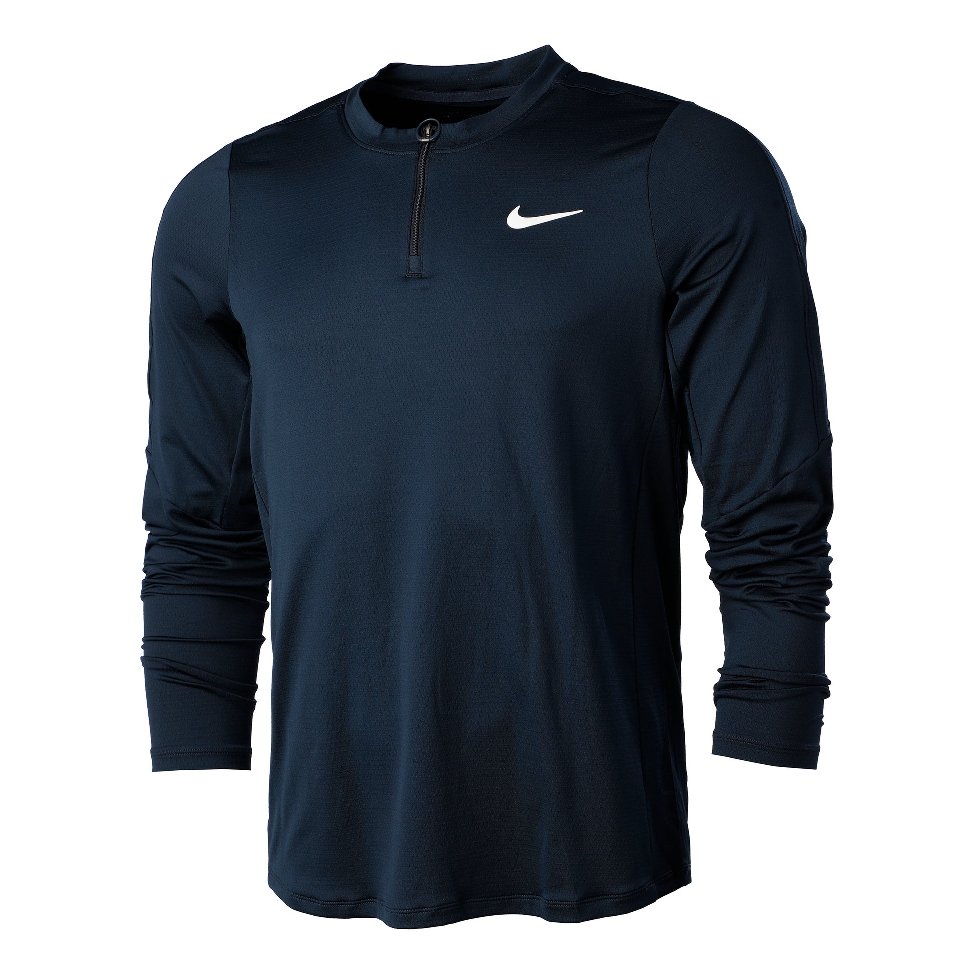 Nike Court Dri-Fit Half-Zip Longsleeve Herren - dunkelblau,