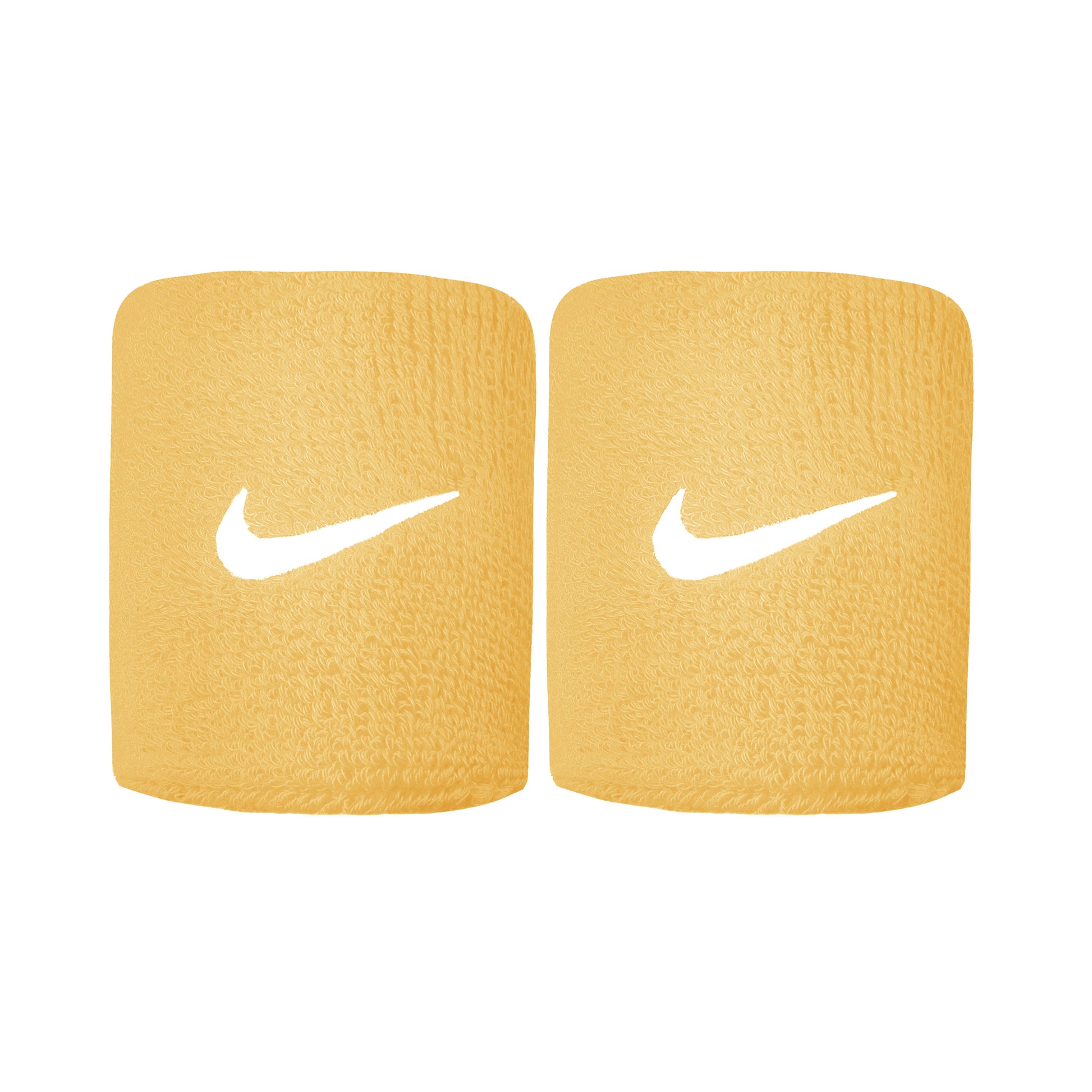 Nike Tennis Premier Schweißband 2er Pack kurz - apricot, weiß