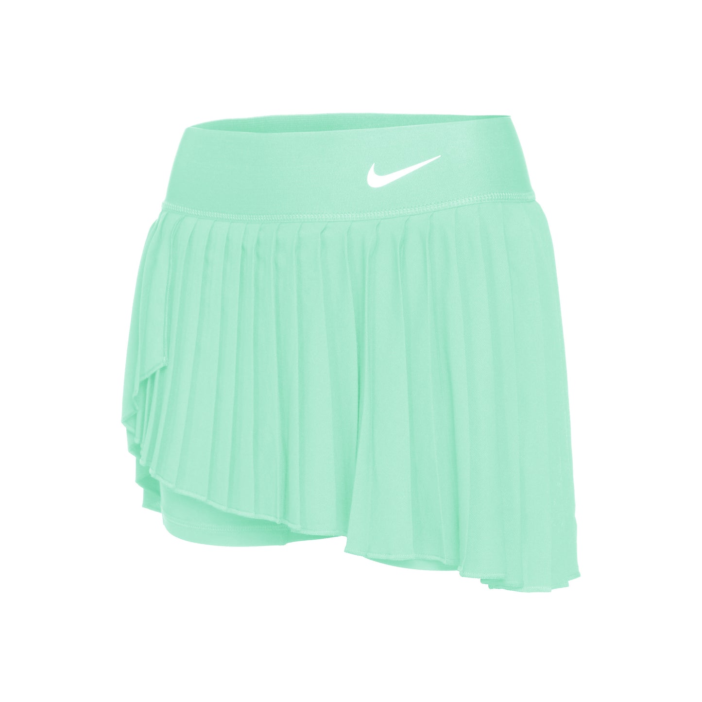 Nike Dri-Fit Court Pleated Rock Damen - mint, weiß
