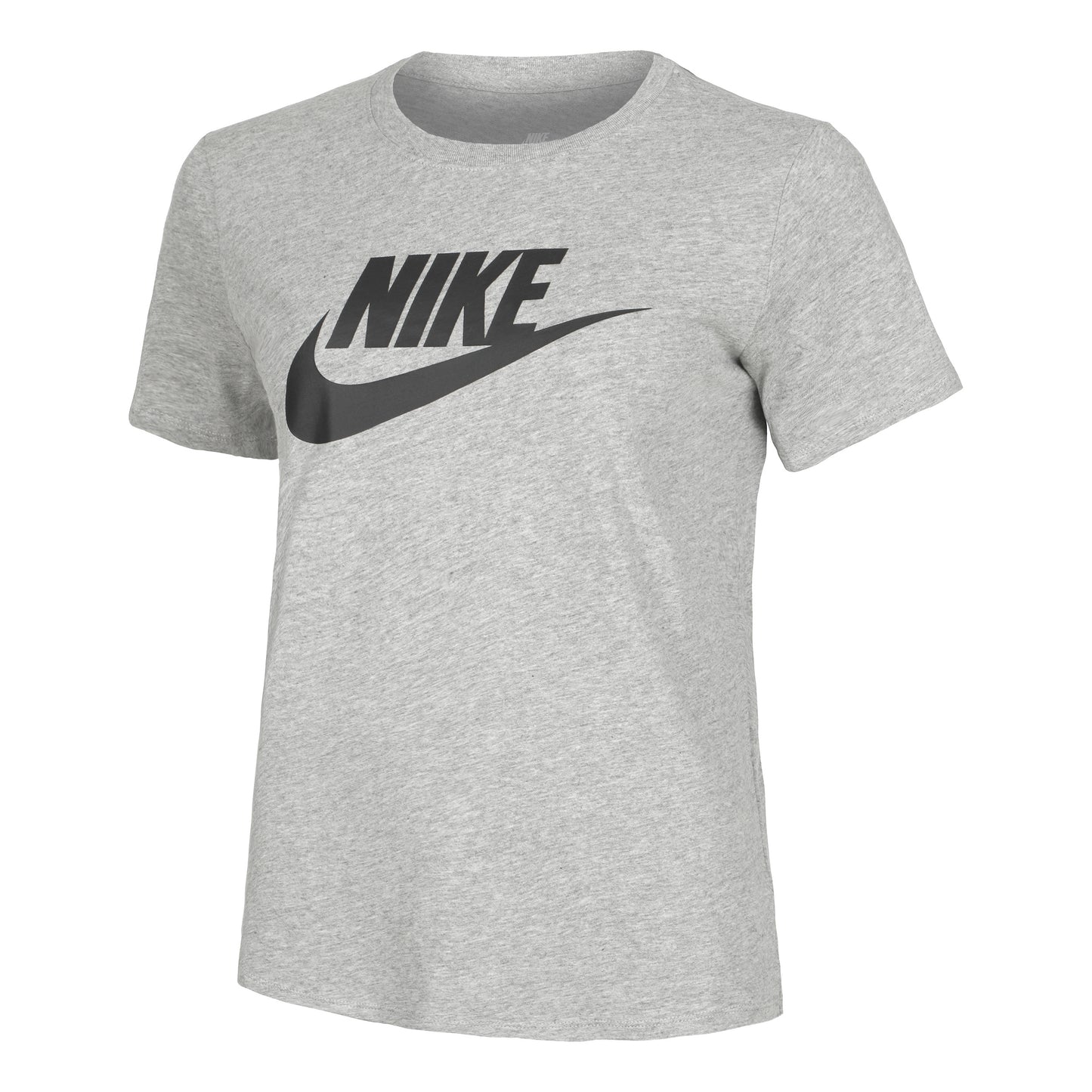 Nike New Sportswear Essential Icon Futura T-Shirt Damen - grau, weiß