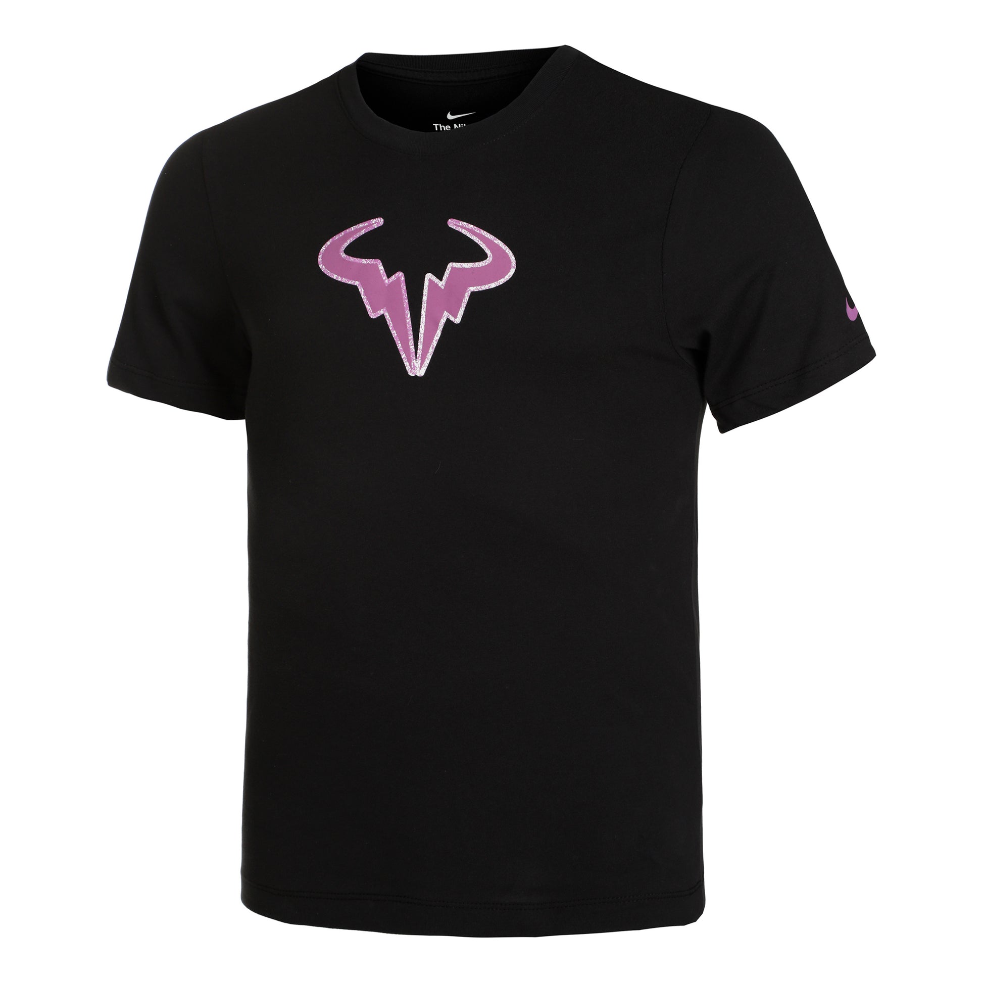 Nike Dri-Fit Court T-Shirt Herren - schwarz, pink