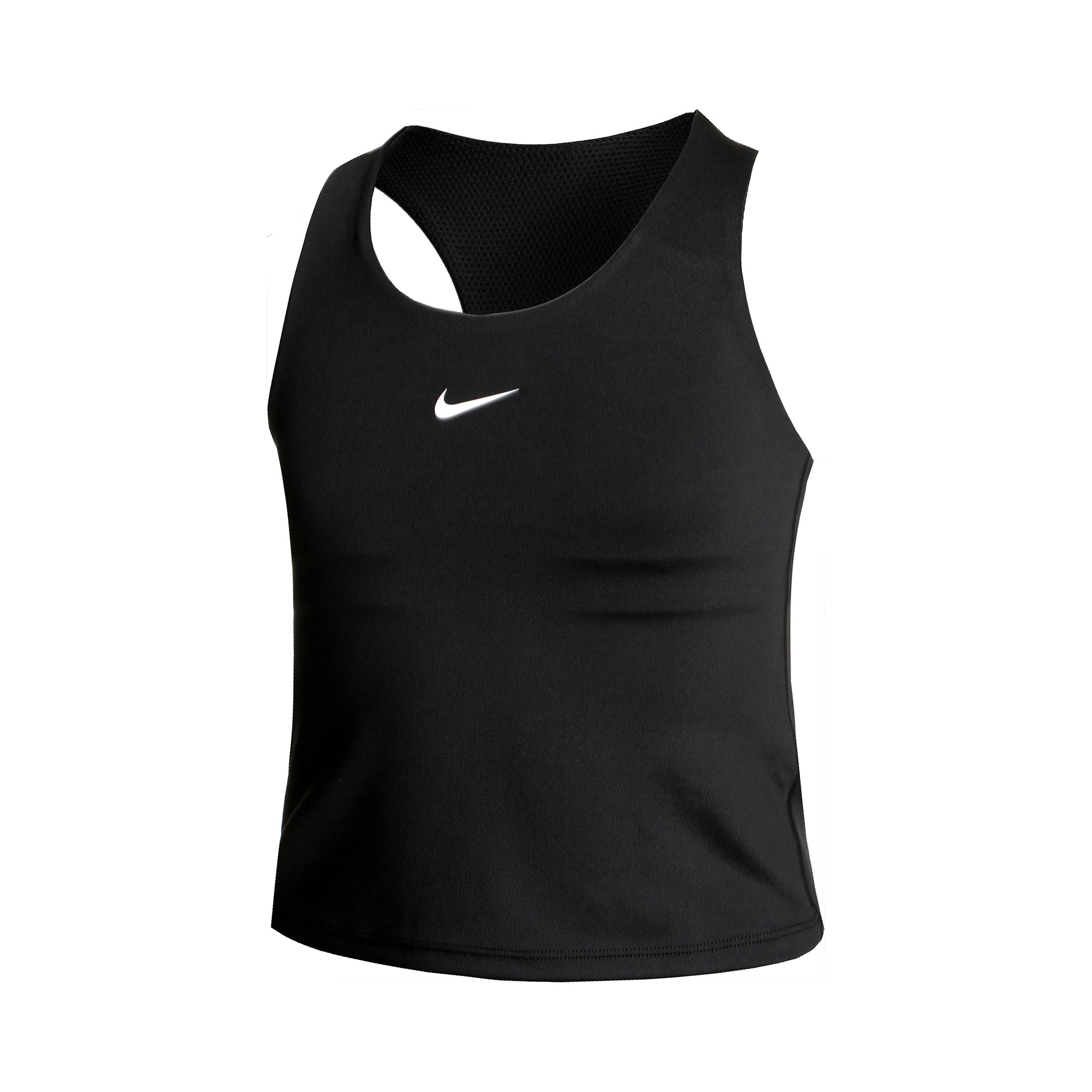 Nike Dri-Fit Swoosh Sport-BH Mädchen-Schwarz