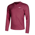Court Dri-Fit Half-Zip Longsleeve Herren - berry,