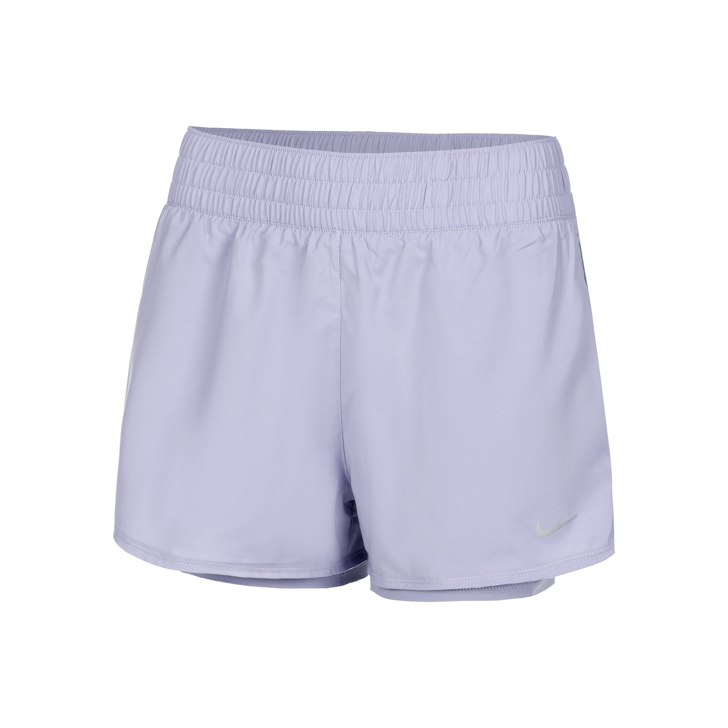 Nike Dri-Fit One Mid Rise 2in1 3in Shorts Damen - flieder,