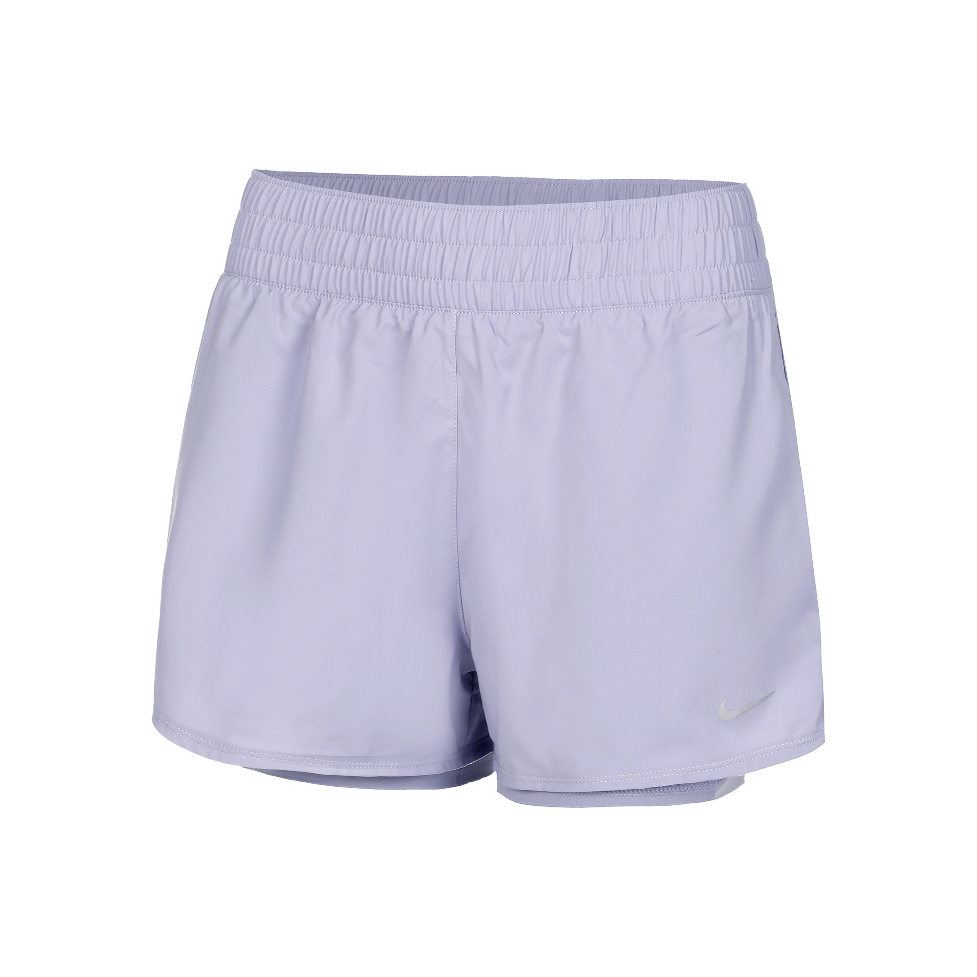 Nike Dri-Fit One Mid Rise 2in1 3in Shorts Damen - flieder,