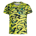 Dri-Fit Court Print T-Shirt Herren - limette, mehrfarbig