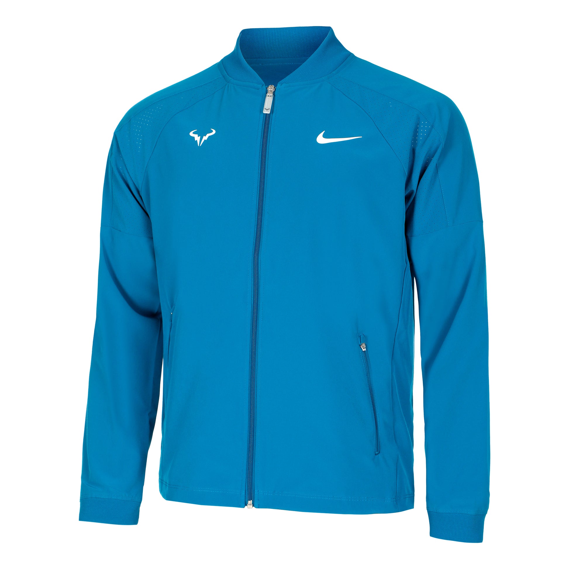 Nike Dri-Fit RAFA MNK Trainingsjacke Herren - petrol, weiß