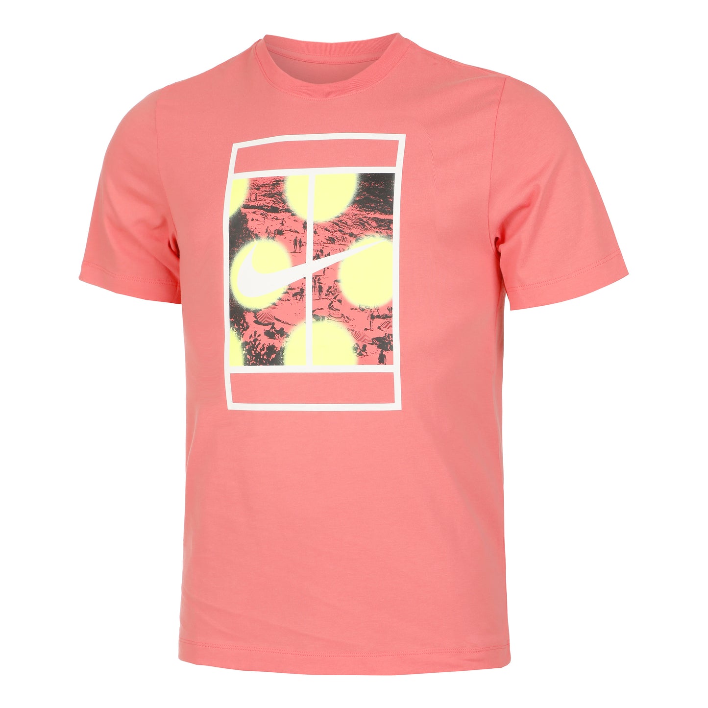 Nike Court Heritage RG T-Shirt Herren - pink, mehrfarbig