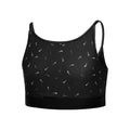 Dri-Fit Light Support Sport-BH Mädchen - schwarz,