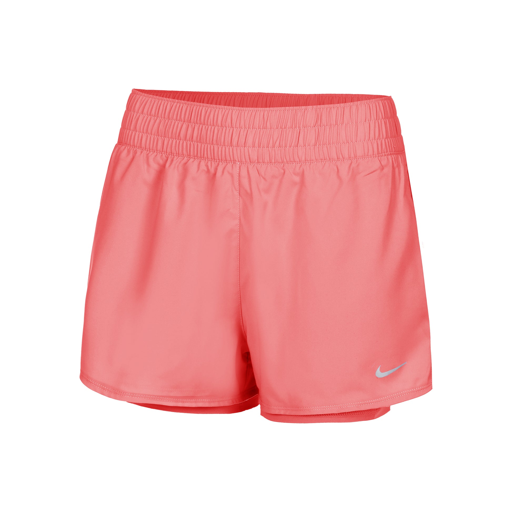 Nike Dri-Fit One High Rise 2in1 3in Shorts Damen - koralle