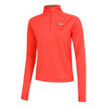 Dri-Fit Pacer 1/4-Zip Longsleeve Damen - koralle,