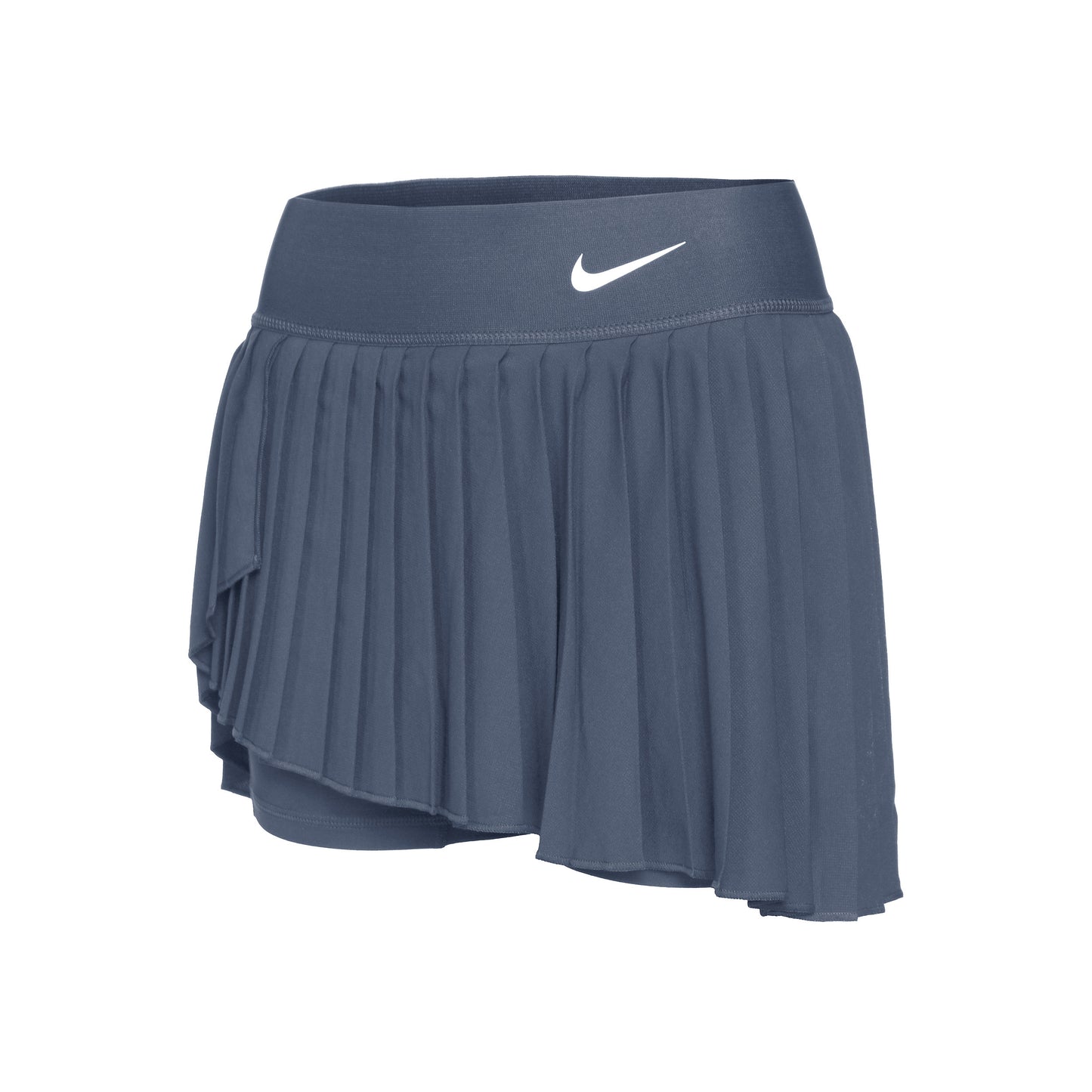 Nike Dri-Fit Court Pleated Rock Damen - blaugrau,