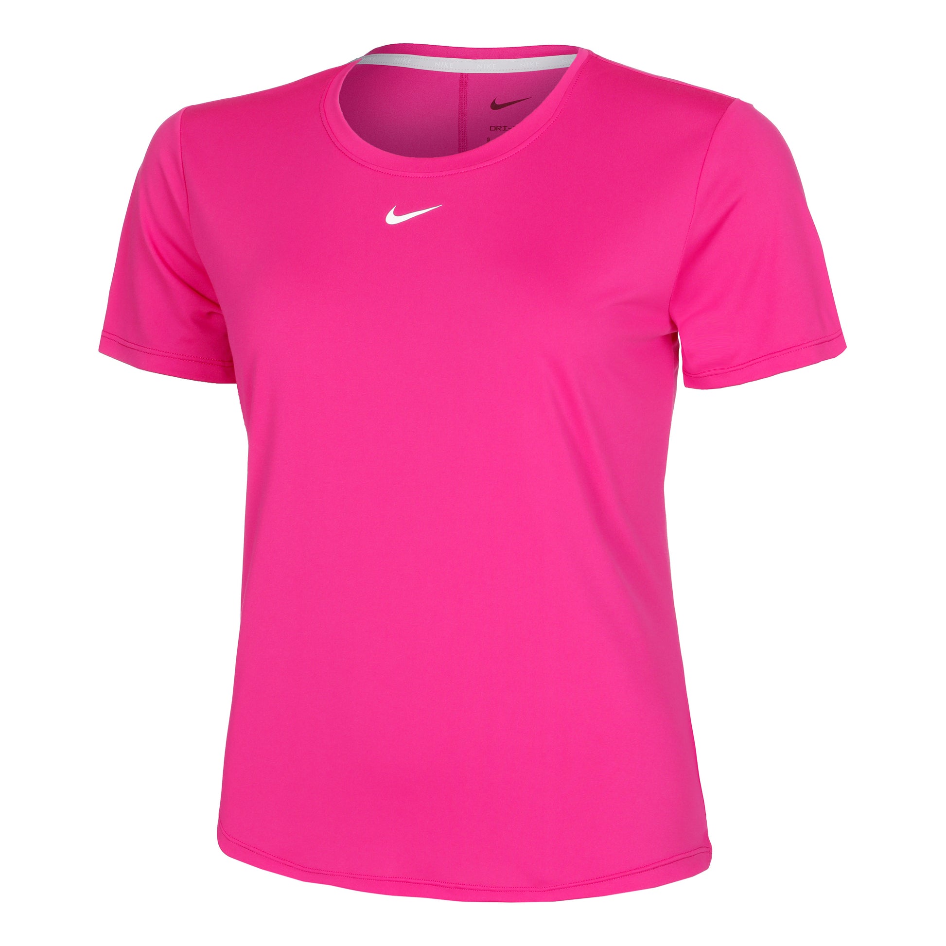 Nike Dri-Fit One STD T-Shirt Damen - rosa, weiß