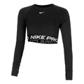 Pro Dri-Fit 365 Crop Longsleeve Damen - schwarz,